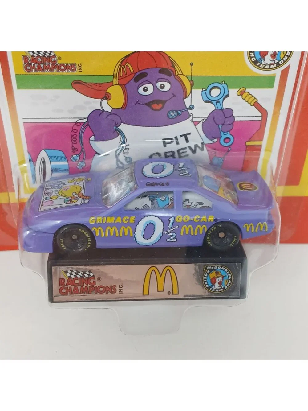 2 McDonalds Racing Team 1994 Diecast Cars Ronald Rocket Grimace Go-Car #D-23